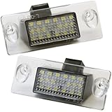 Cada luz de matrícula está equipada con LED SMD, que produce una luz de color blanco extremadamente brillante (6000K).