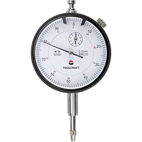 Image of TOOLCRAFT TO-6443499 Dial Indicator Diameter 58 mm 10 mm Reading: 0.01 mm