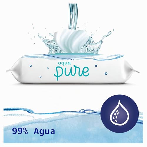 Miniatura 2 de Dodot Aqua Pure Toallitas Bebé Con 99 Agua - 3 Paquetes, 144 Toallitas