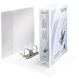 LEITZ Raccoglitore Display con meccanismo a leva 180° - Dorso 5 cm - Bianco - 42260001