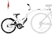 WeeRide Kazam Co-Pilot Bike Trailer, White