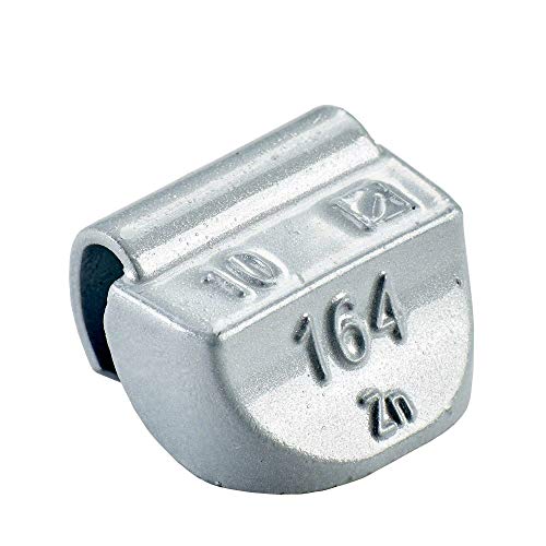 Masses d'équilibrage de roue premium Hofmann Power Weight Type164 argent 10g pour jante acier