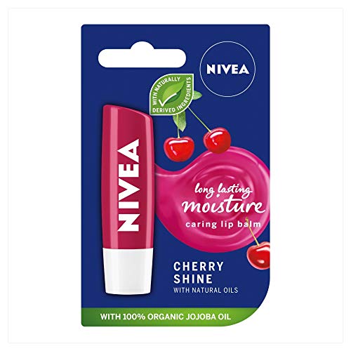 Nivea Cherry Shine Caring Lip Balm, 5 ml