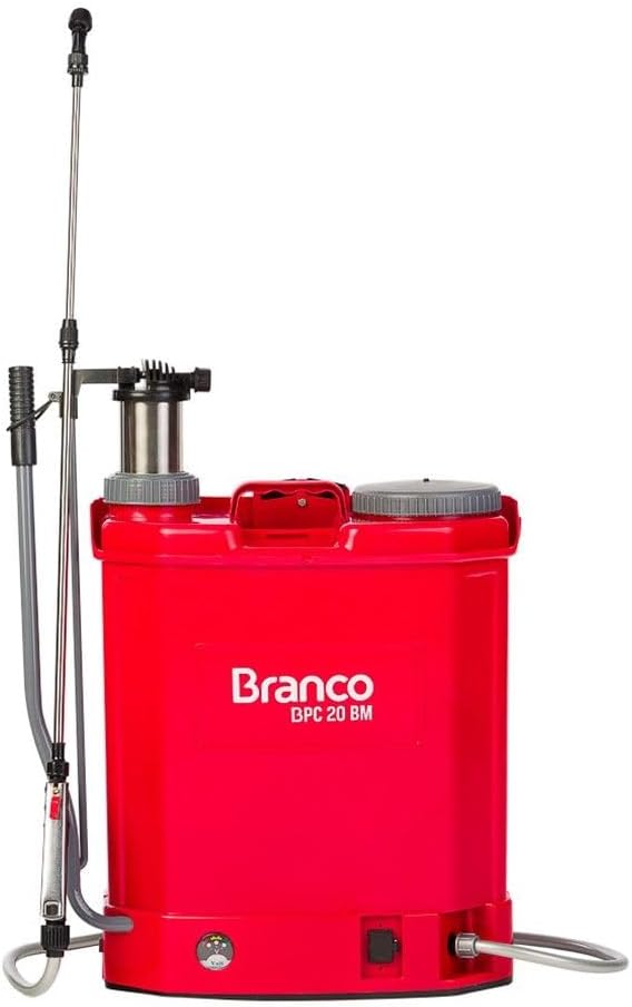 Pulverizador Costal Bateria 21 Litros Bpc20bm Branco