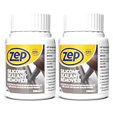 Zep Silicone Sealant Remover 100ml, Silicone Remover for Removing Bathroom with or Without A Sealant tool or SIlicone Tool with Convenient Brush Cap (2 Pack)