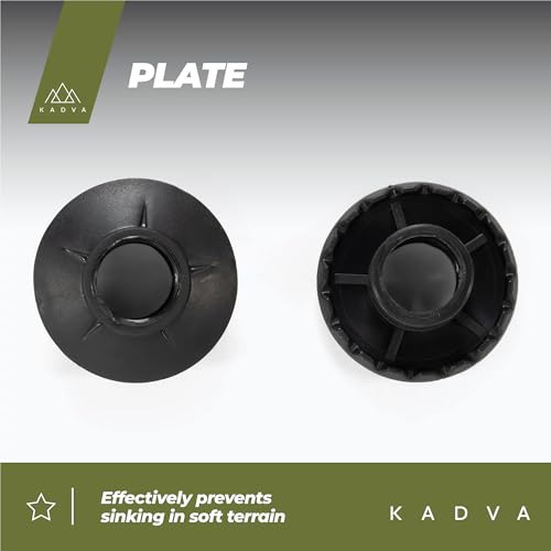 KADVA Nordic Walking Stöcke Luna Blau, verstellbare Größe 69-135 cm Drehverschlusssystem für sicheren und einfachen Längenwechsel Griff aus strapazierfähigem PP und Kork