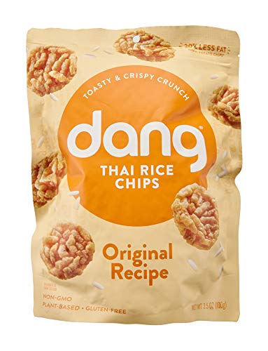 Dang Sticky Rice Chips, Original Flavor, 3.5 oz (1 Count), Gluten Free Rice Crisps