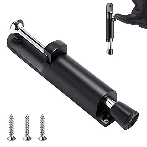 Tope Puerta Pedal Tope Puerta Resorte Tope Puerta Fijo Tope Puerta Aleación Zinc Tope Puerta Montado Tope Puerta Ajustable con Tornillos para Una Fácil Fijación de la Puerta en Cualquier Ángulo Cover