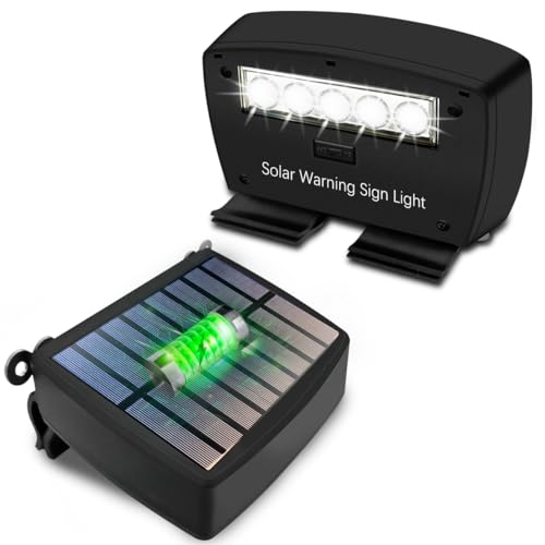 WEILAILIFE Solar Powered Deck Lights for Sign
