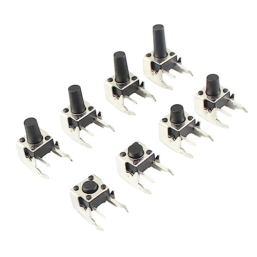 Bouton poussoir tactile 6x6x7mm interrupteur momentané 2Pin pour prototypage DIY