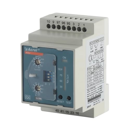 Miniatura 4 de Camchjvvm El Relé Operado Por Corriente Residual De La Serie Asj Se Puede Combinar Con Un Disyuntor De Bajo Voltaje O Un Contactor De Bajo Voltaje.