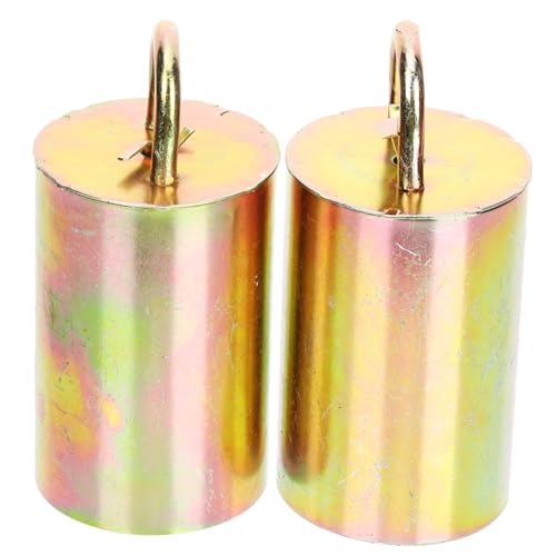 Cabilock Herding Bells for Cattle Set of 2 Large Rustic Bells Vintage Look Perfect for Farm Use