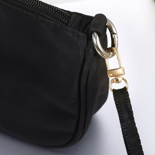 50 Stück Karabinerhaken mit Drehgelenk Schlüsselanhänger mit Karabiner Karabiner, Metall Karabinerverschluss mit Drehgelenk Schlüsselanhänger Clip Haken, für DIY Handtasche Schlüsselring