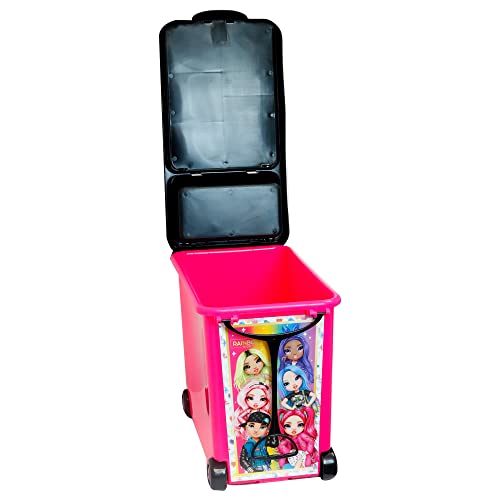 Tara Toys MGA Rainbow High Wheeled Doll Storage & Carrying Case - A Fashionable Haven to Keep Dolls Neat Stylish - Organized for Kids Ages 3+ Elevate The Fun and Orderliness of Playtime - Thumbnail 2