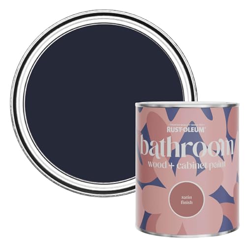 Rust-Oleum Blue Moisture Resistant Bathroom Wood & Cabinet Paint In Satin Finish - Odyssey 750ml
