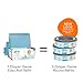 Diaper Genie Signature Pail (Grey) Includes 1 Easy Roll Refill with 18 Bags | Holds Up to 846 Newborn-Sized Diapers Per Refill