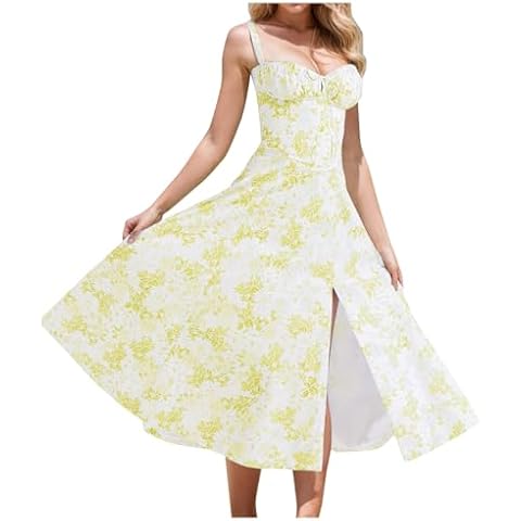 TTNTTR Women's Summer Sleeveless Midi Dress Cover