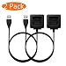 Produktbild KingAcc Kompatibel Fitbit Blaze Ladekabel, Ersatz USB Ladegerät Ladestation, Laden Kabel Charger, Charging Dock Adapter für Fitbit Blaze(3,3 Fuß / 1 Meter, 2-Pack)