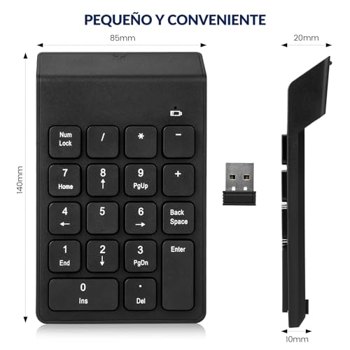 Recopilación de Teclado numerico inalambrico - los más vendidos. 29 Imagen adicional