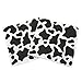 40 Pack 2 Layers Cow Birthday Party Supplies,6.5 x 6.5 In Paper Napkins,Cow Print Farm Animal Themed Birthday Party Decorations (Cow Print Napkins)