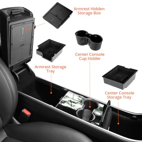 Porte-gobelet pour Tesla Model Y et 3 pour éviter les coulures et stabiliser vos bouteilles - 2