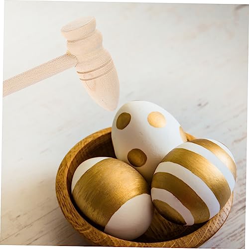 Totority 16 Unidades Pequeno Martelo De Madeira Martelo De Ostra Macetes De Frutos Do Mar Brinquedos