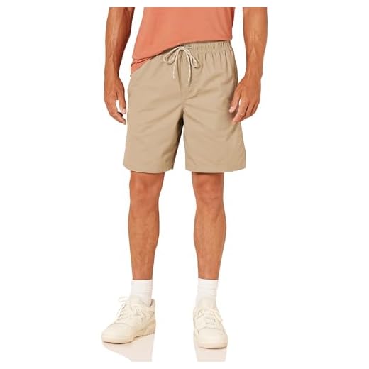 Amazon Essentials Men's Drawstring Walk Short (Available in Plus Size), Khaki Brown, X-Large
