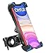 OHUI Bike Phone Mount, Full Screen Touch 360° Rotation Anti Shake Phone Mount Holder Compatible with iPhone 11/Pro Max/X/XR/XS Max/8/7/6 Plus, Samsung Galaxy S10/S10e/S9 and Other 4.5"-7" Smart Phones