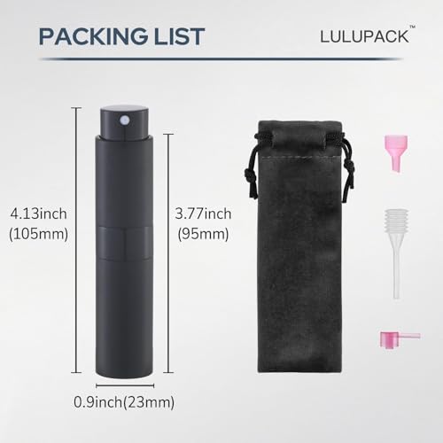 Travel Perfume Bottle Refillable - Cologne Spray Atomizer Mini - Empty Travel Size Sprayer Small Refill Sample Container - Portable Fragrance Decant Dispenser for Women 6PCS 8ml Red - Image 3