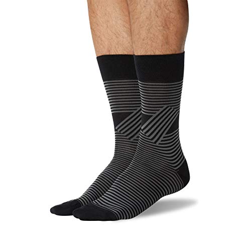 Hot Sox Men's White Label Stripe Sock2