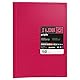 Grafoplás - Ordner mit geschweißten Hüllen, 50 transparente Hüllen, halbstarre Polypropylen-Abdeckung, undurchsichtig, Fuchsia, Folio, Polyplas like