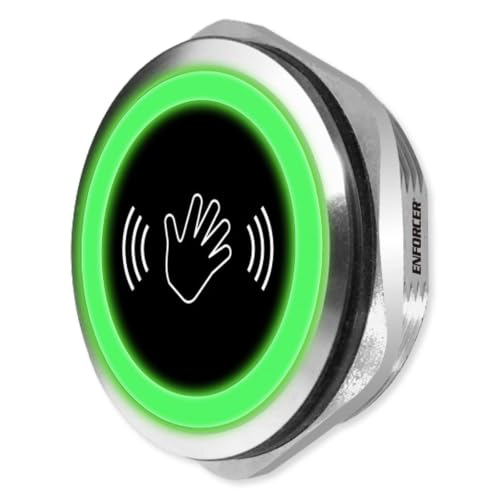 Seco-Larm CS-PD422-PQ Enforcer Touchless Infrared Proximity Sensor, Stainless Steel, 22mm