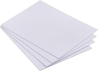 BENECREAT 4 Pack White Foam Boards, 16.5x11.8Inch PVC Foam Sheet, Poster Board for Office Art Projects Paintings Prints Crafts Thickness:0.16 Inch