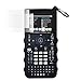 Sully Silicone Skin for Ti Nspire CX/CX CAS Handheld (Black) w/Screen Protector - Silicon Cover Case for Ti-Nspire CX Hand held Graphing Calculator - Protective & Anti-Scretch Skins & Screen Covers
