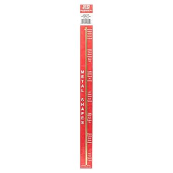 K&S Precision Metals Round Brass Tube 8205 1/8" OD x 0.029" Wall x 12" Long DIY Crafts, Plumbing, HVAC, Modeling, Made in USA, 1 Tube