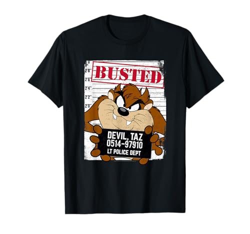 Looney Tunes TAZ Mugshot T-Shirt