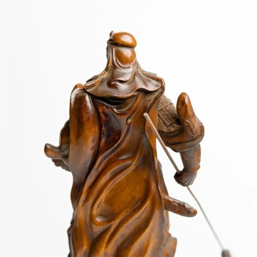 Statue de Bouddha en bois anti-stress décoration bureau et salon