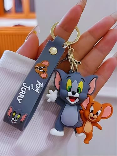 Image of Cute 3D Keychain | Keyring & Quirky Bag Charm | Hard Silicone, Unbreakable | Travel Essential | Kids Friendly | Strap & Bag Hook