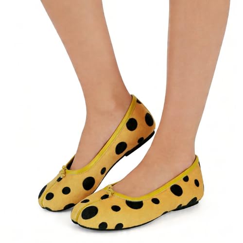 Image of Tabi Shoes Women Split Toe Shoes Wide Width Ballet Flats Comfort Casual Work Shoes for Women Office