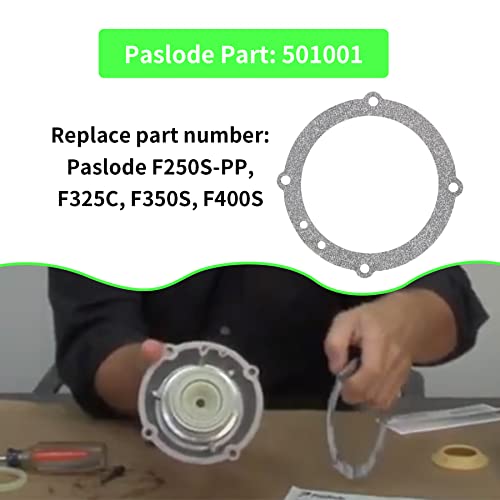 Junta de tapa SP 501001 para clavadora Paslode F250S-PP, F325C, F350S y F400S (2 uds) 4