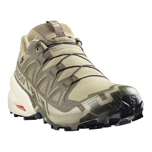 SALOMON Botas de Nieve para Hombre Speedcross 6 Gore-Tex, Aloe Asparg UVA, 42 2/3 EU