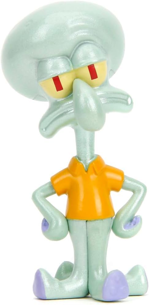 Jada Toys 4er-Set Spongebob Figuren (Spongebob Schwammkopf, Patrick, Thaddäus und Mr. Krabs) - 4 Sammelfiguren aus Metall… – Ansicht 4