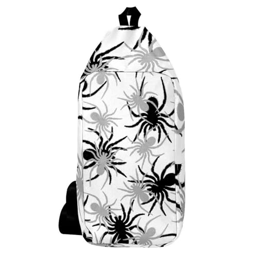 Sac à dos à bandoulière motif araignée idéal pour le vélo et les sorties
