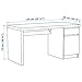 IKEA MALM desk 140x65x73 cm white