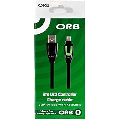 ORB 3 Metre LED Controller Charge and Play Cable Xbox One