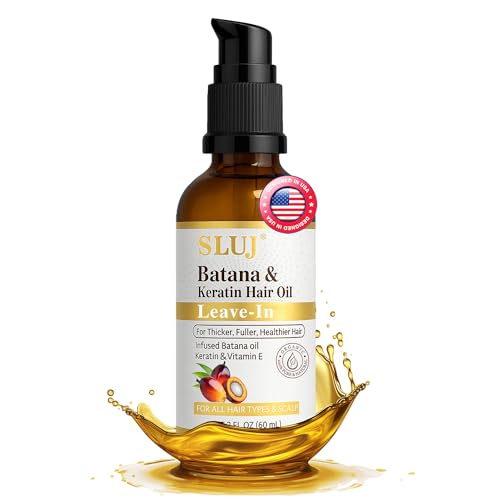 For Hair Growth, Lightweight Leave-in Hair Oil With Keratin,