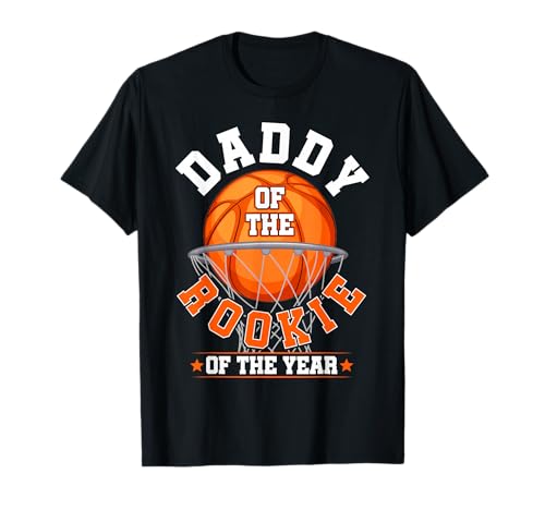 Daddy of Rookie 1st Birthday Basketball T-Shirt
