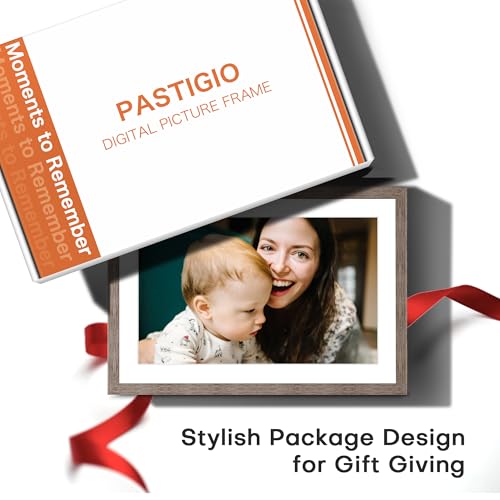 Frameo 10.1 Inch Digital Picture Frame, Digital Photo Frame WiFi, 32GB Memory, Electric Slideshow Frame, 1280 * 800 HD Touch Screen, Wall Mountable, Share Instantly, Mom Gifts, Greige by Pastigio - Image 8