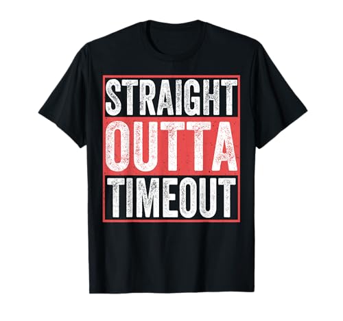 Straight Outta Timeout Infant Kids Childs Toddler Girls T-Shirt
