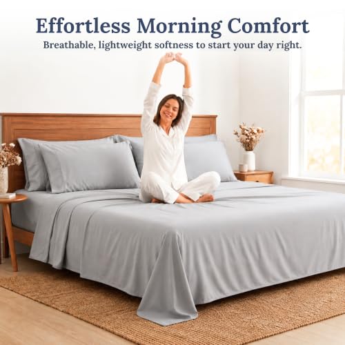 Image of Chaps King Size Sheet & Pillowcase Sets- 6 Piece, Deep Pocket, Wrinkle Free